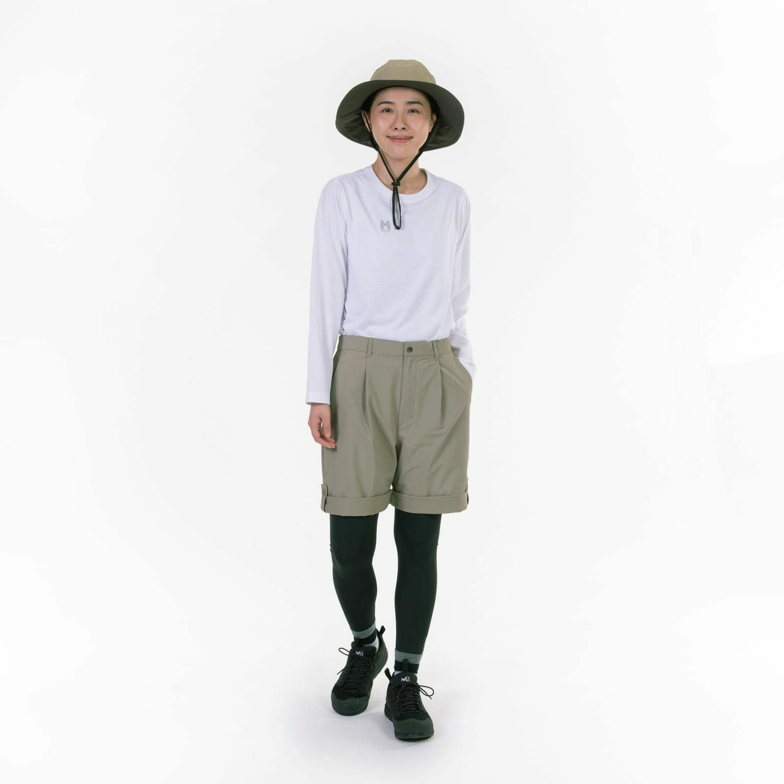 マウンテン ストレッチ ロールアップ ショーツ