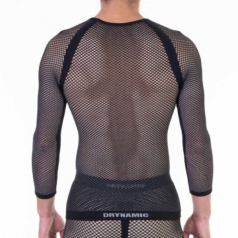DRYNAMIC MESH 3/4 SLEEVE CREW