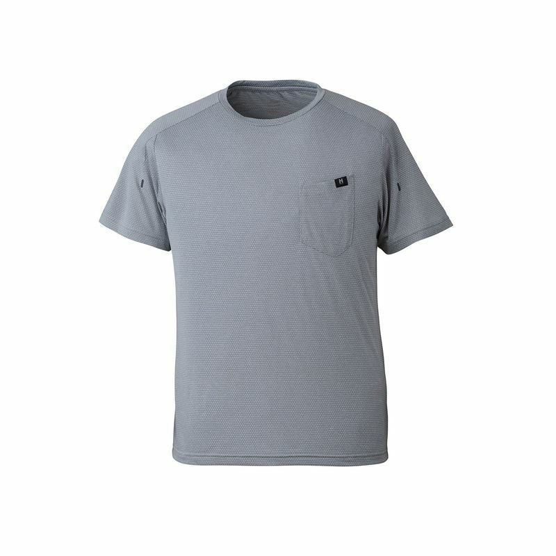 Heather Mesh Crew Short Sleeve