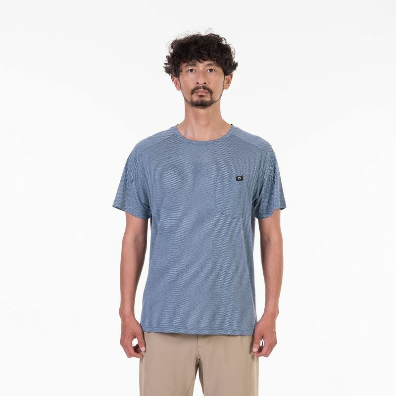 Heather Mesh Crew Short Sleeve