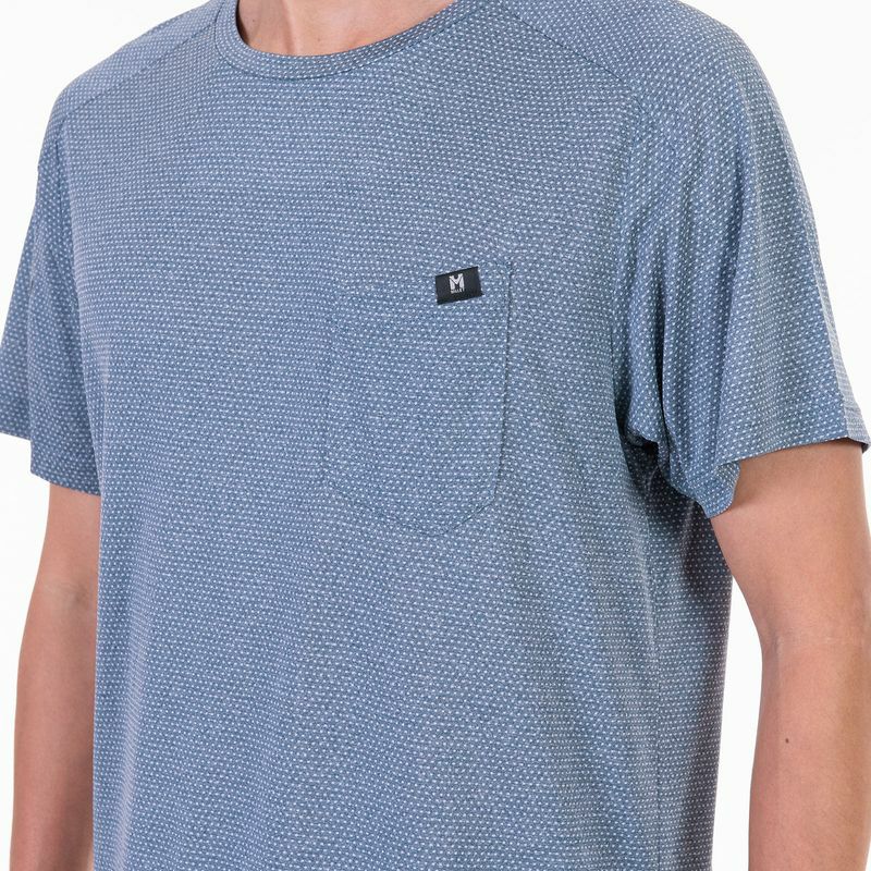 Heather Mesh Crew Short Sleeve