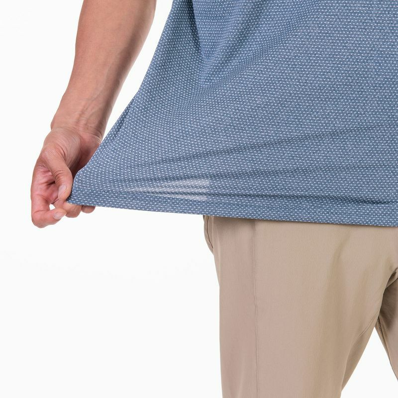 Heather Mesh Crew Short Sleeve