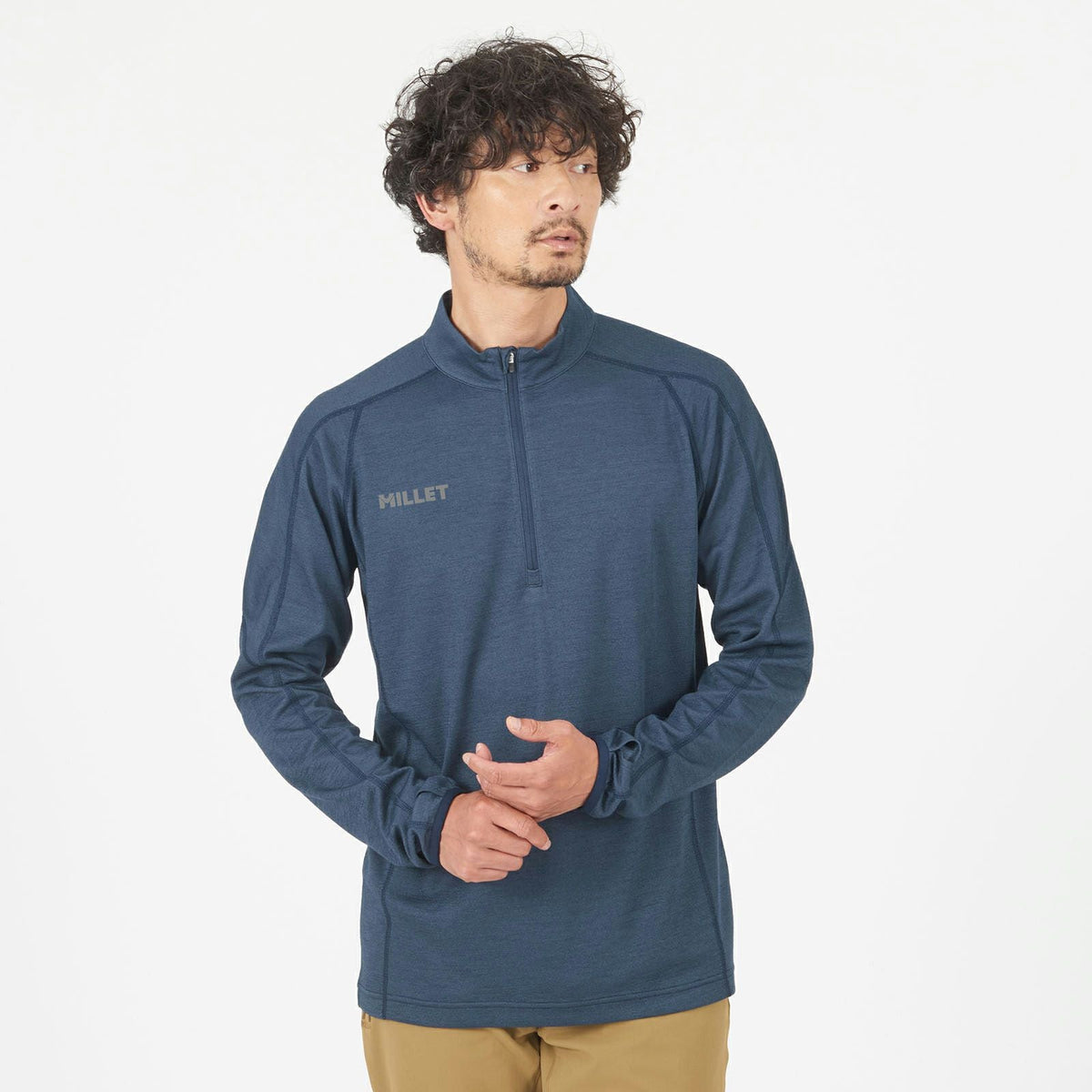 Caster Wool II Zip Long Sleeve