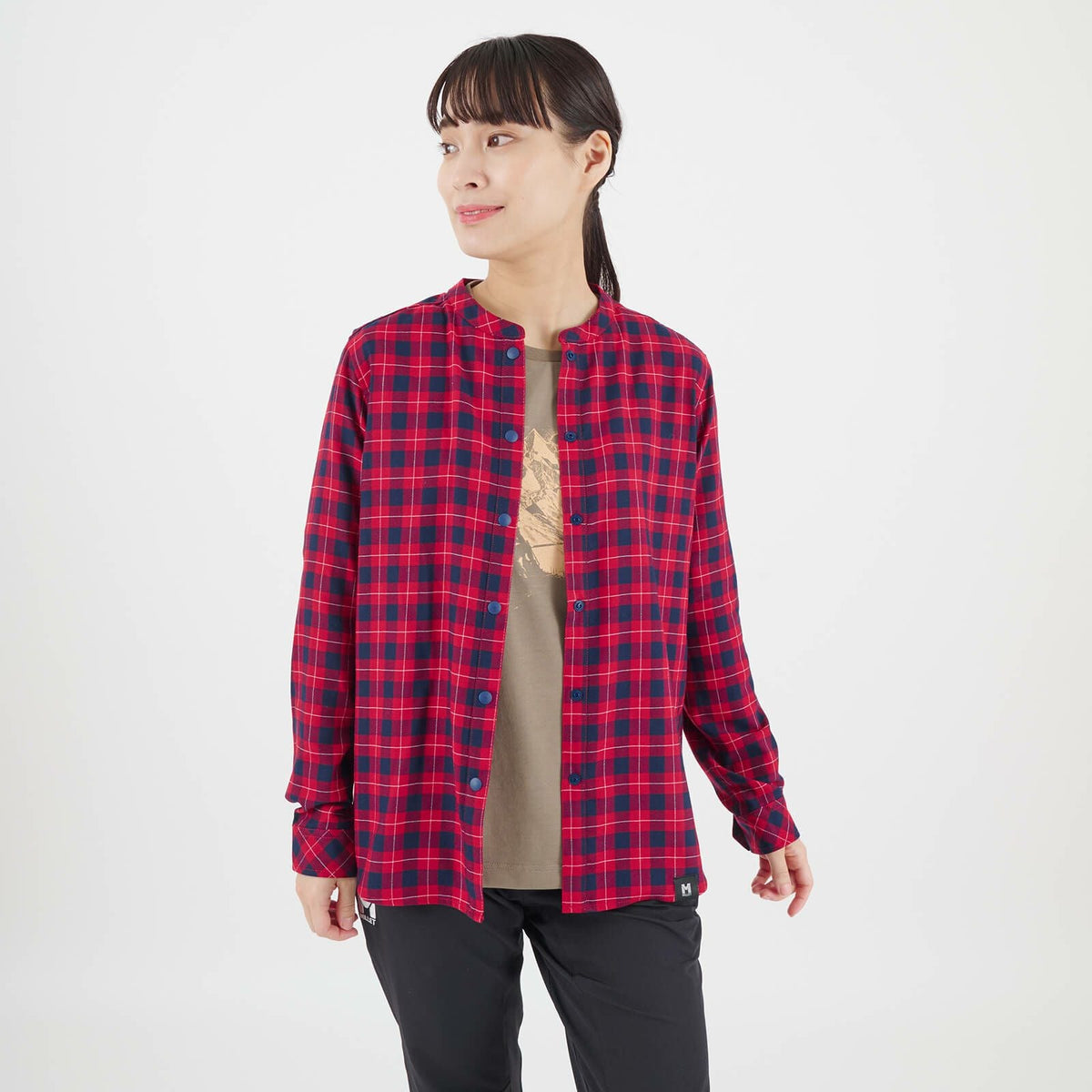 パラディス ロングスリーブ スタンドシャツ