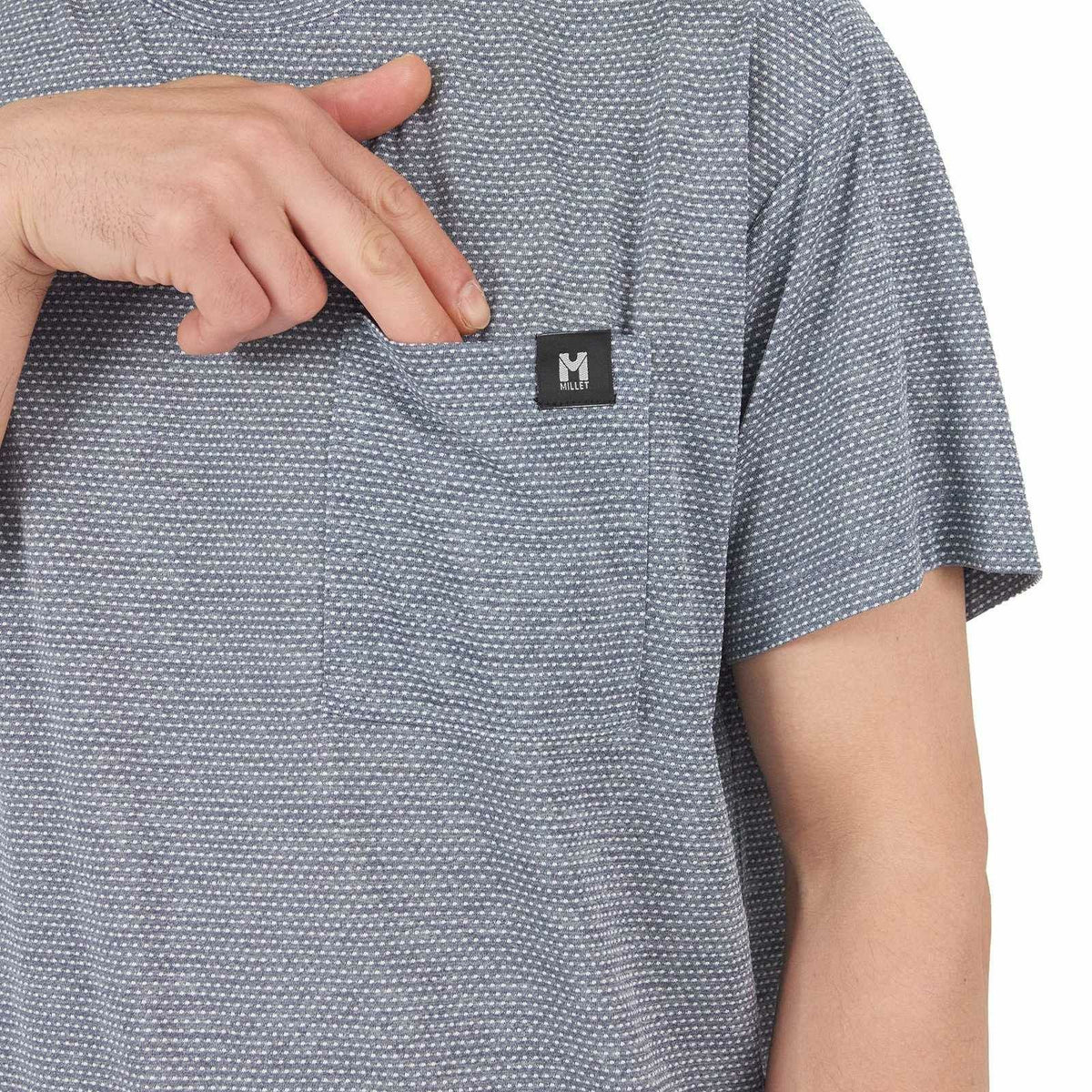 Heather Mesh Crew Short Sleeve