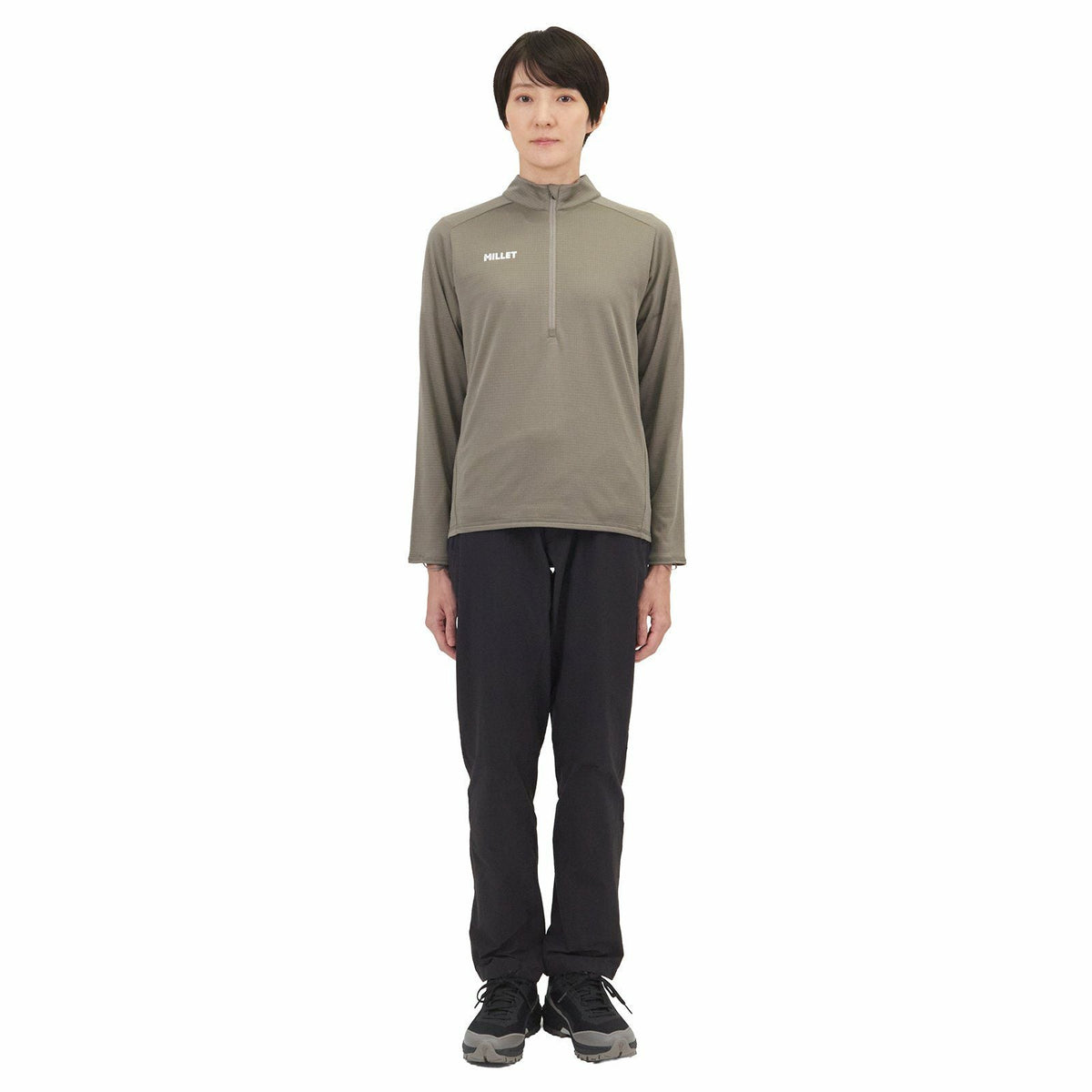 ドライグリッド ライト ハーフジップ ロングスリーブ