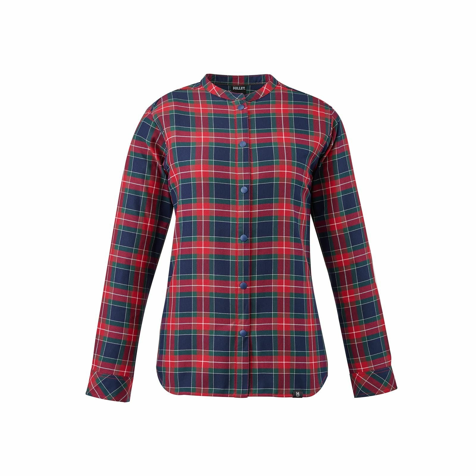 Thermo Check Stand Collar Long Sleeve Shirt