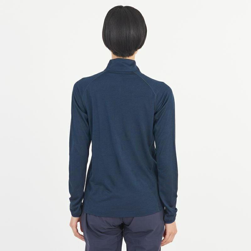 ウビック ウール ジップ ロングスリーブ