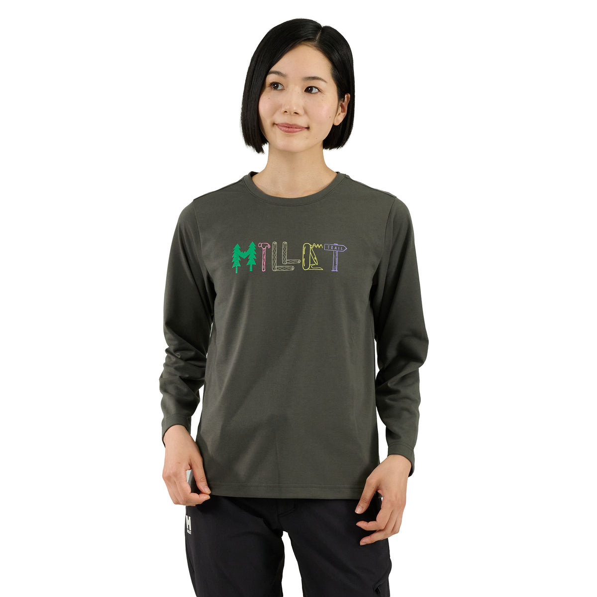 ツリートレイル ロングスリーブ Tシャツ