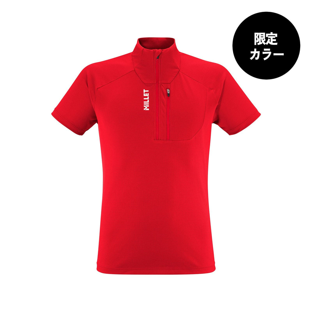 カメット ジップTシャツ ショートスリーブ