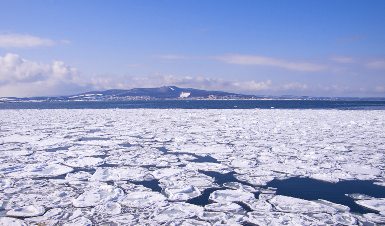 紋別の流氷