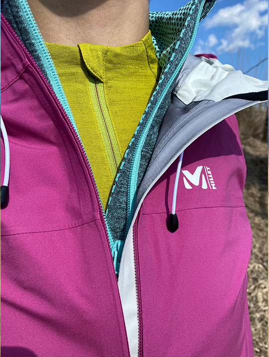 体をドライに保つレイヤリング