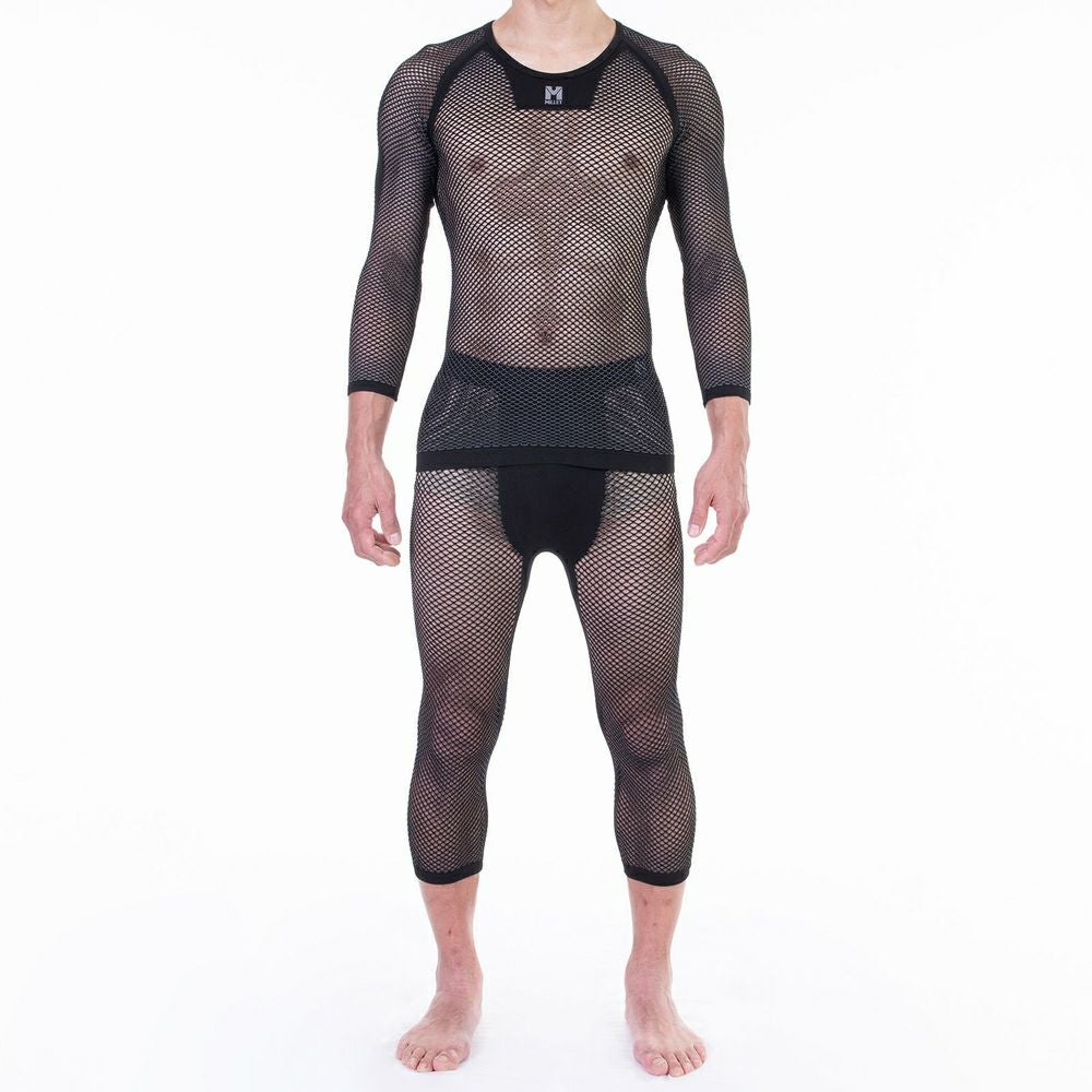 DRYNAMIC MESH 3/4 SLEEVE CREW