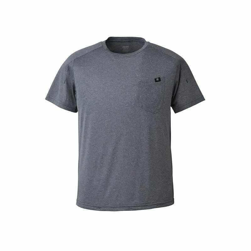 Heather Mesh Crew Short Sleeve