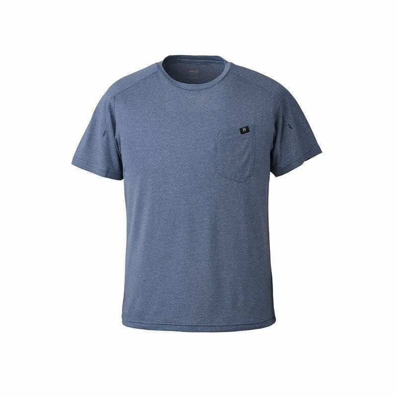 Heather Mesh Crew Short Sleeve