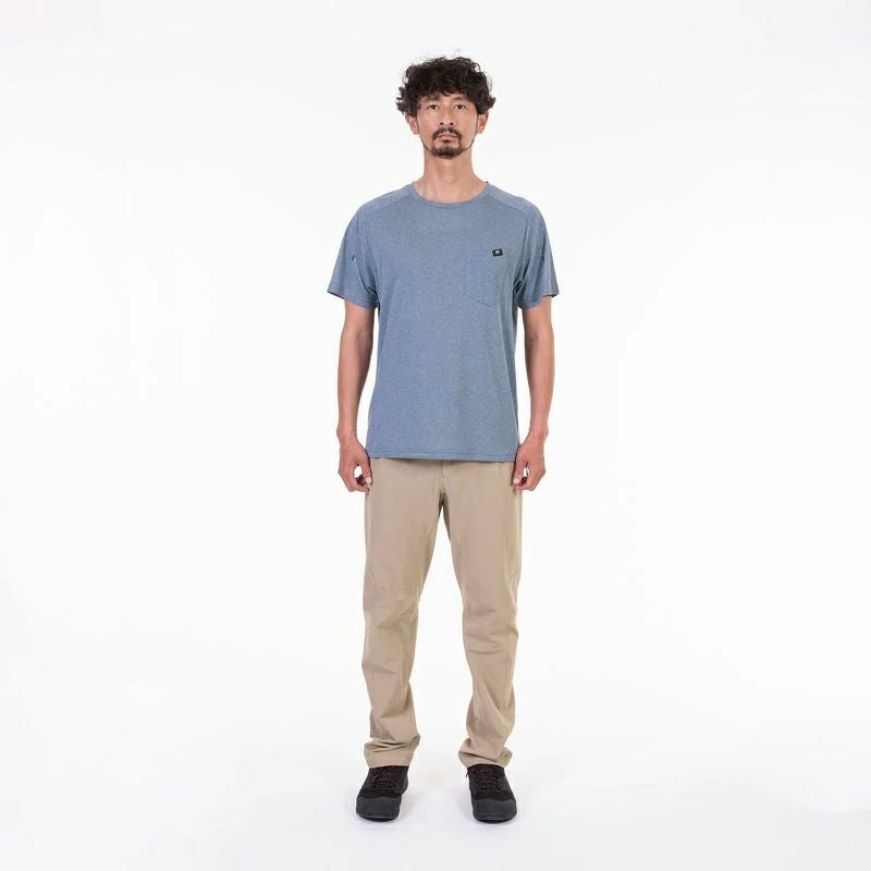 Heather Mesh Crew Short Sleeve
