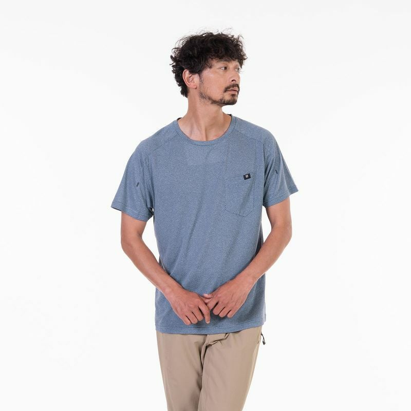 Heather Mesh Crew Short Sleeve