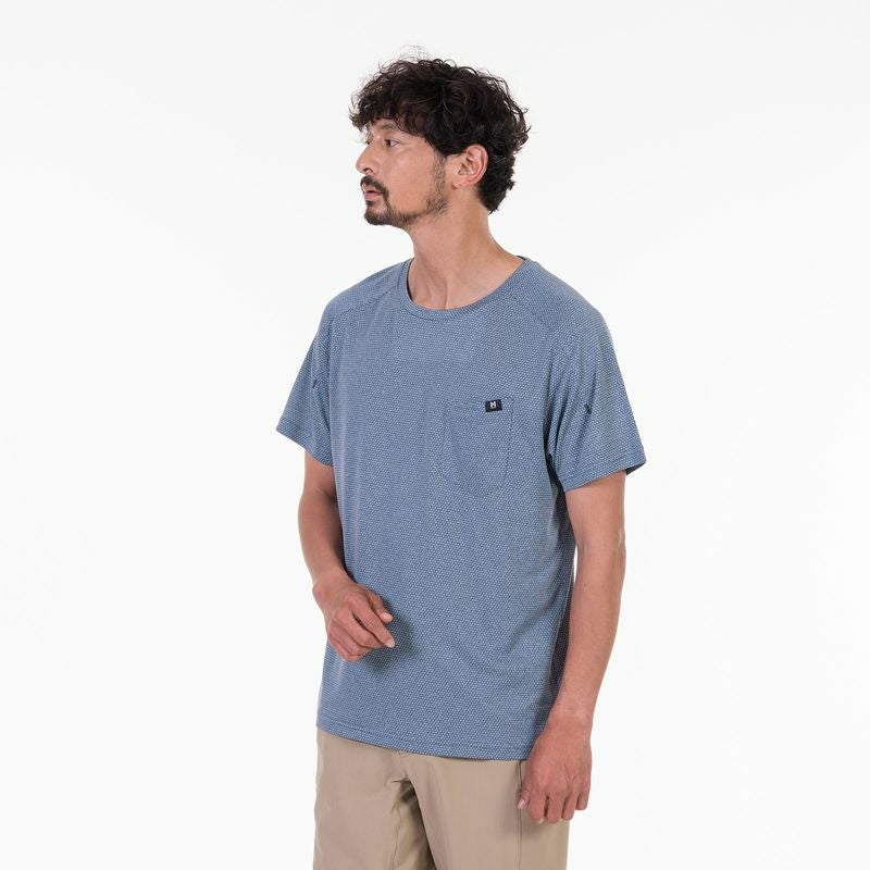 Heather Mesh Crew Short Sleeve