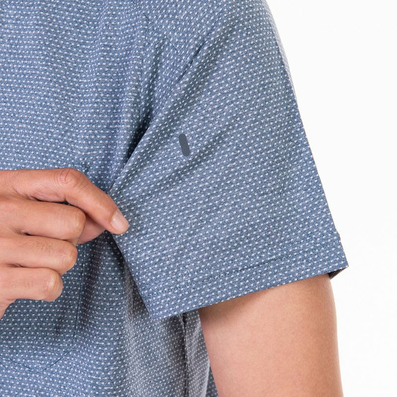 Heather Mesh Crew Short Sleeve
