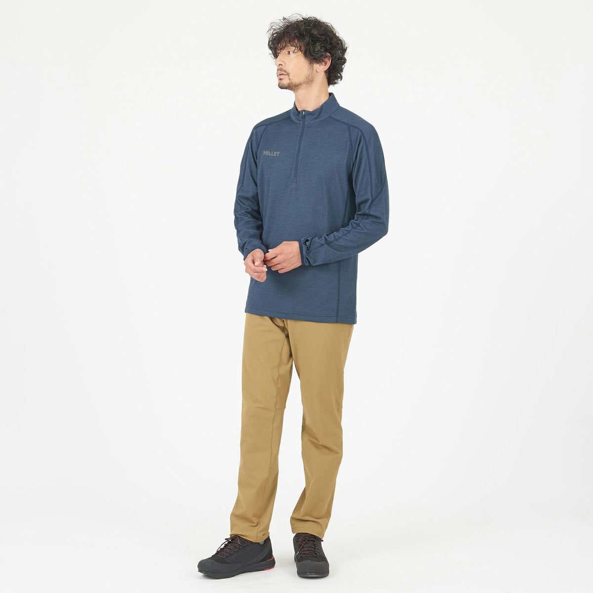 Caster Wool II Zip Long Sleeve