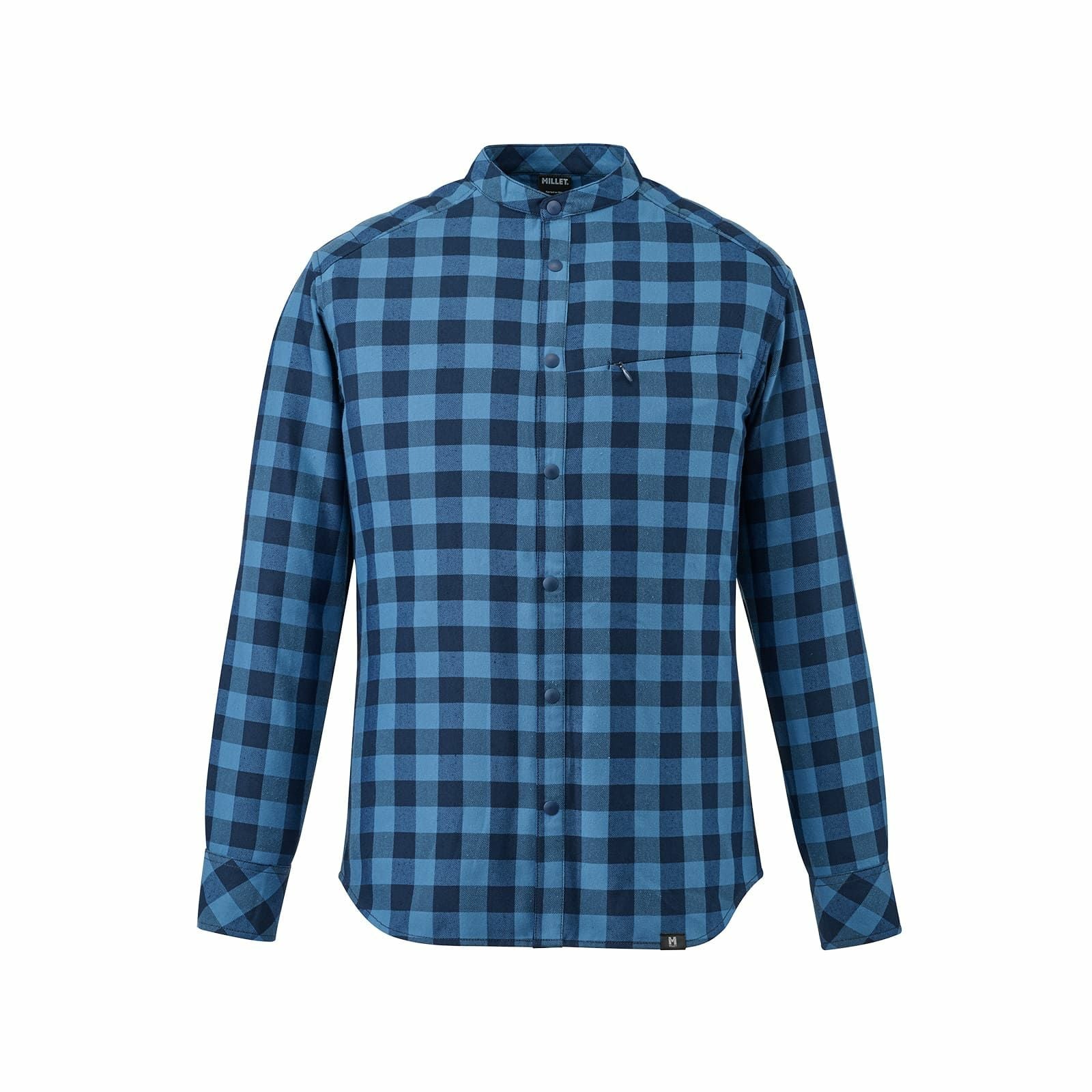 サーモ チェック スタンド シャツ ロングスリーブ