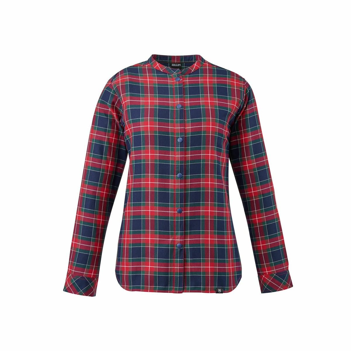 Thermo Check Stand Collar Long Sleeve Shirt