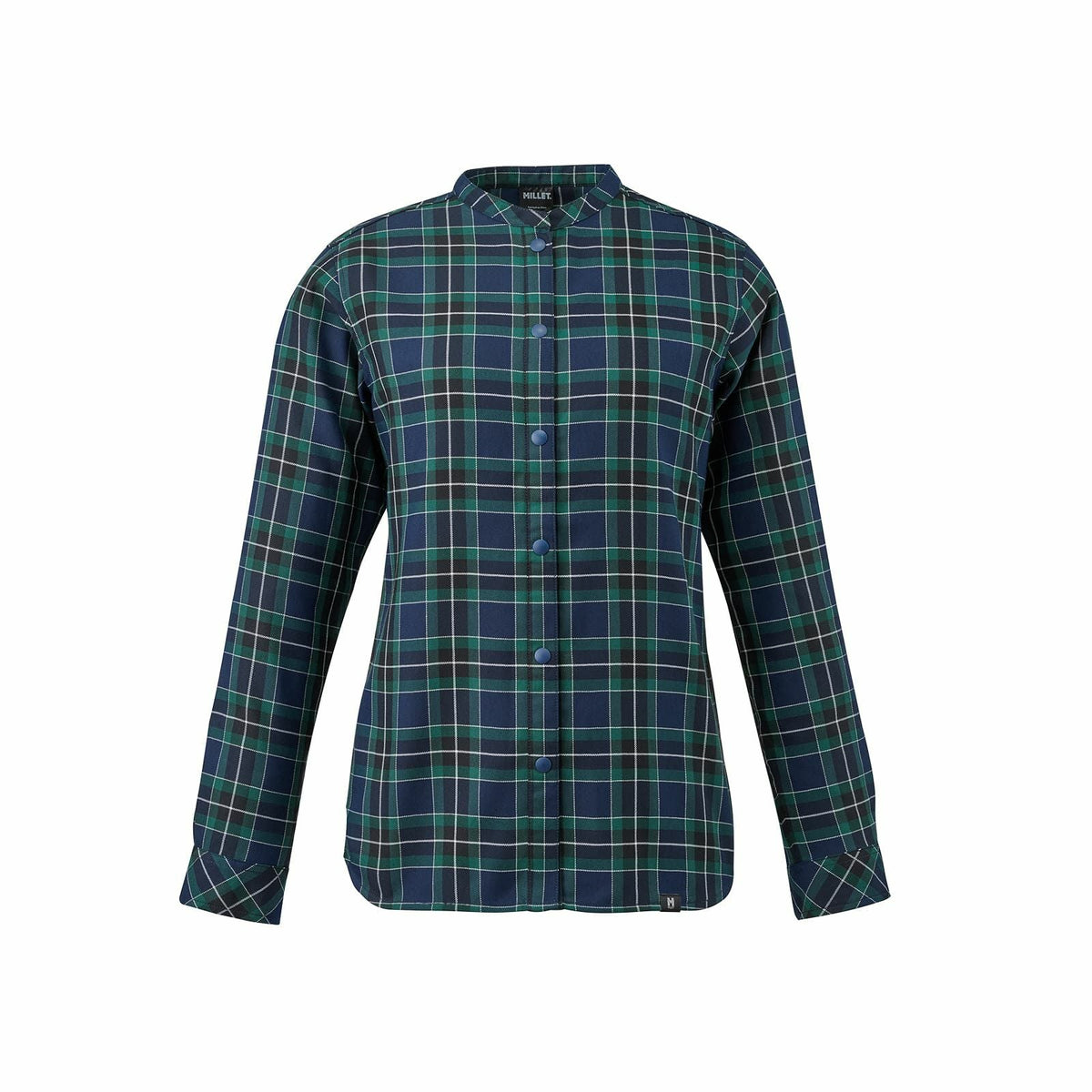 Thermo Check Stand Collar Long Sleeve Shirt