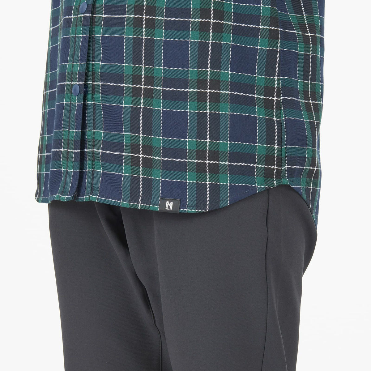 Thermo Check Stand Collar Long Sleeve Shirt