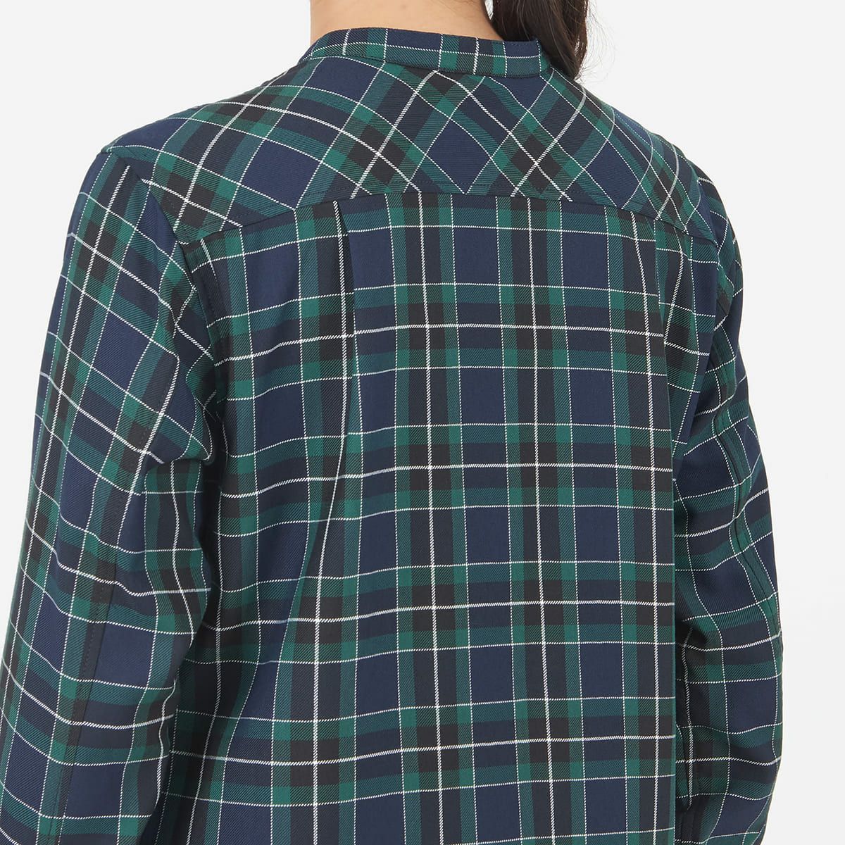 Thermo Check Stand Collar Long Sleeve Shirt