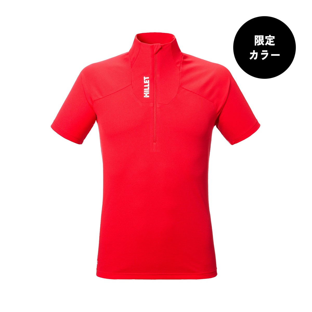 カメット ジップ ショートスリーブTシャツ